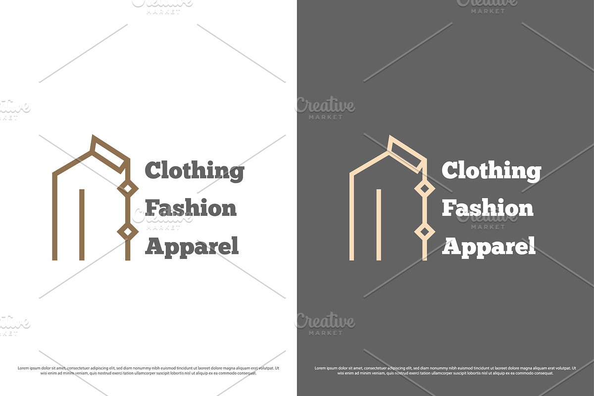 Clothing Fashion Logo Design Icon, a Branding & Logo Template by Morvana Crew