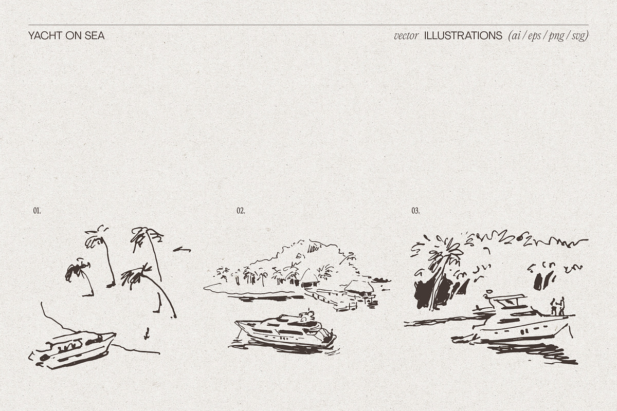 Summer Vacation Beach Collection, a Seasonal Illustration by TheMountBirdStudio (Photo 13 of 21)