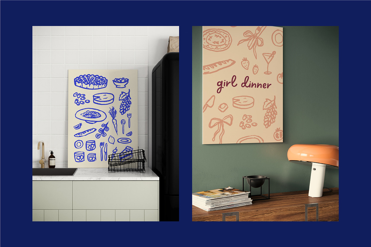 Dinner Party Illustrations, a Food Illustration by sophinka design (Photo 16 of 16)