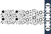 Hand Drawn Doodle Clipart Set, an Illustration by designvectx (Thumbnail 2 of 3)
