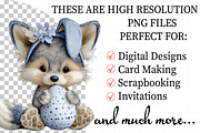 Whimsical Spring Fox Clipart, an Illustration by Daily.Designs (Thumbnail 2 of 8)