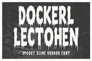 Dockerl Lectohen Spooky Slime Horror, a Sans Serif Font by Maulana Creative (Thumbnail 1 of 7)