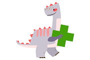 Dino Doctor Clipart Set - Cute, an Object Graphic by the_myro (Thumbnail 10 of 10)