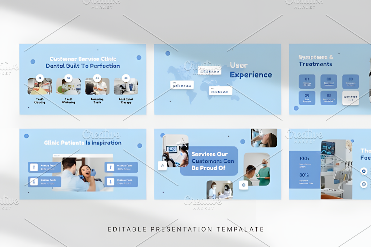 Dental Clinic Center PowerPoint Temp, a Presentation Template by Coco Bloom (Photo 2 of 4)