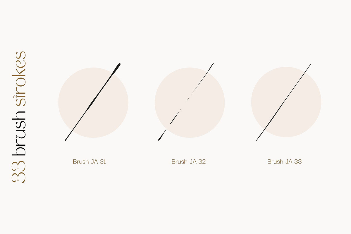 Ink Brushes for Adobe Illustrator, a Brush Add-On by Jenteva Art (Photo 4 of 14)