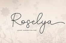 Roselya | Script Font