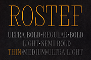 Rostef Thin, a Serif Font by glukfonts (Thumbnail 6 of 6)