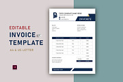 Premium Invoice Template/InDesign, a Stationery Template by Design Zone (Thumbnail 2 of 4)