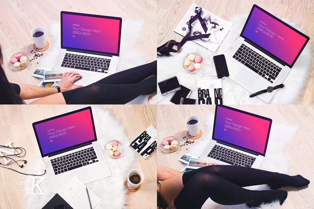 16 PSD Mockups Fashion Blog, a Mac Mockup by Pierre Borodin (Photo 3 of 7)