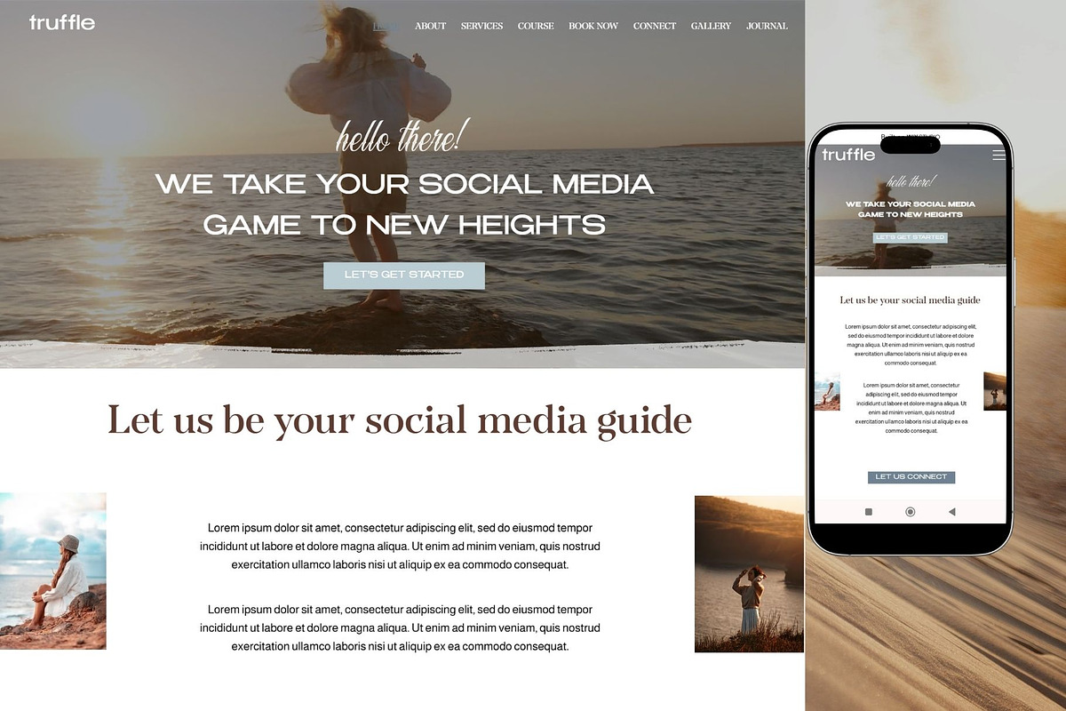 Social Media Wix Website Template, a Wix Template by Deepa Template Studio (Photo 16 of 16)
