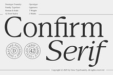 Confirm Serif (42 fonts)
