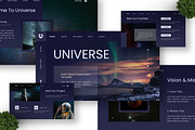 Universe - Outer Space Google Slide, a Presentation Template by Deepslide Studio (Thumbnail 2 of 6)