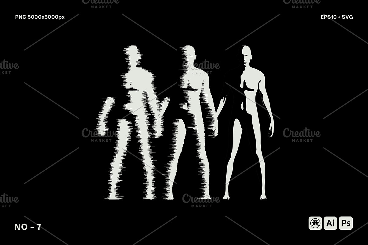 Retro Futuristic Wireframe Pack, an Object Graphic by BonkiStudio (Photo 9 of 9)