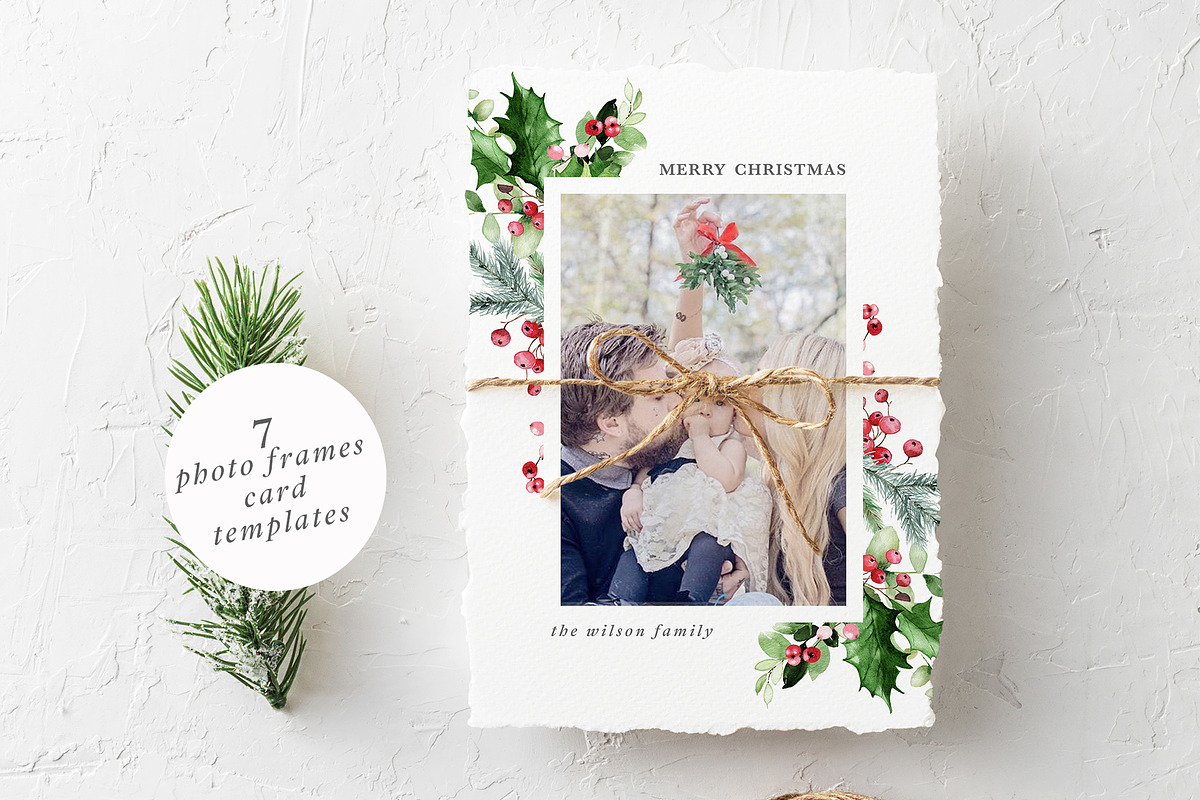 Winter Greenery Watercolor Graphics, an Illustration by studioequinox (Photo 17 of 20)