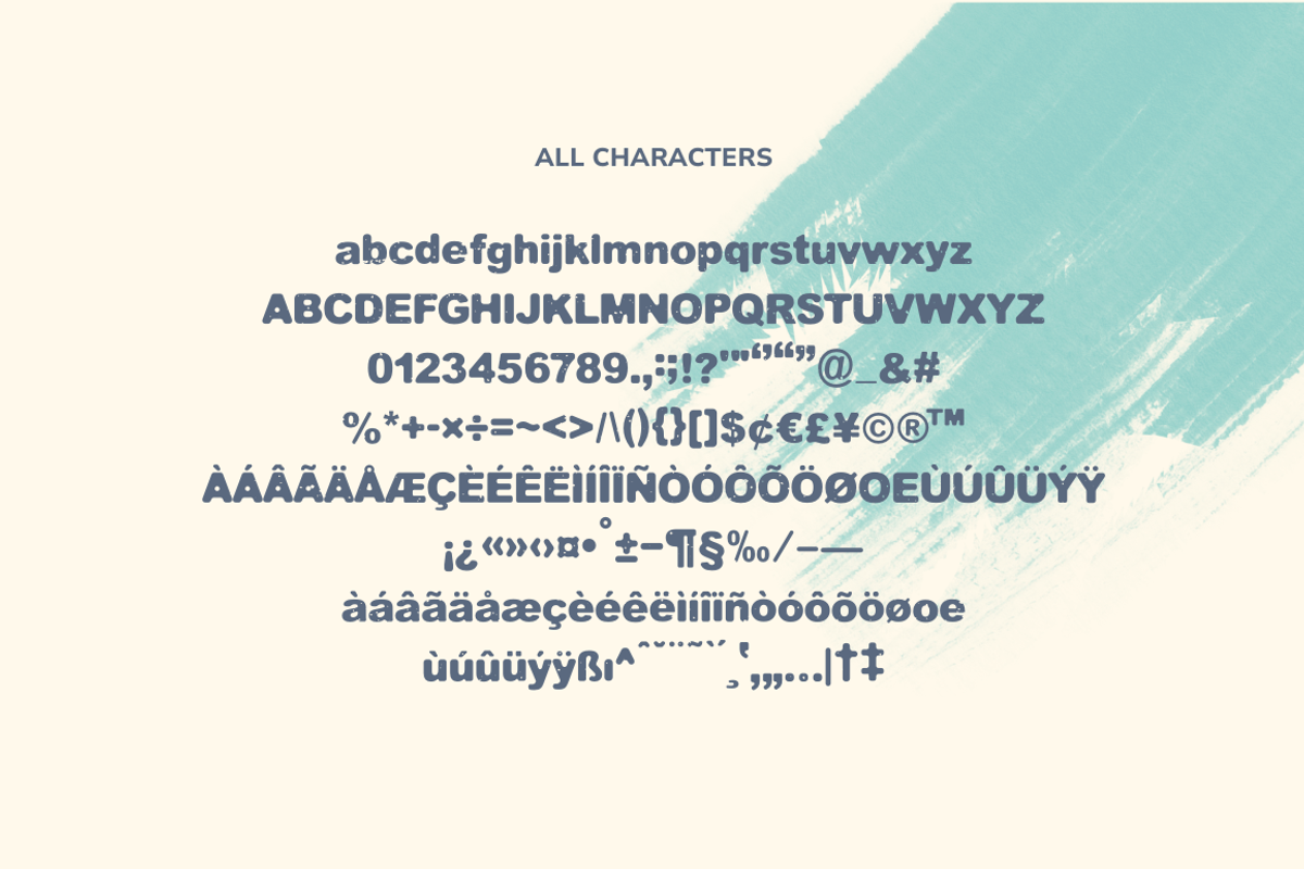 Taani Chunky Sans Serif Font, a Sans Serif Font by Cosy Fox (Photo 2 of 7)
