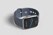 Smart Watch Mockup, a Wearable Device Mockup by Hubzway (Thumbnail 7 of 9)