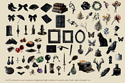 Gothic Dark Academia Clipart Bundle, an Object Graphic by Imageblend (Thumbnail 3 of 7)