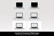 Computer Mockup - PSD, PNG & JPG, a Books & Magazine Mockup by MelissaBMockups (Thumbnail 7 of 8)
