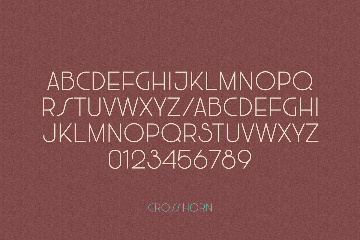 CROSSHORN, a Sans Serif Font by OWL KING (Photo 7 of 12)