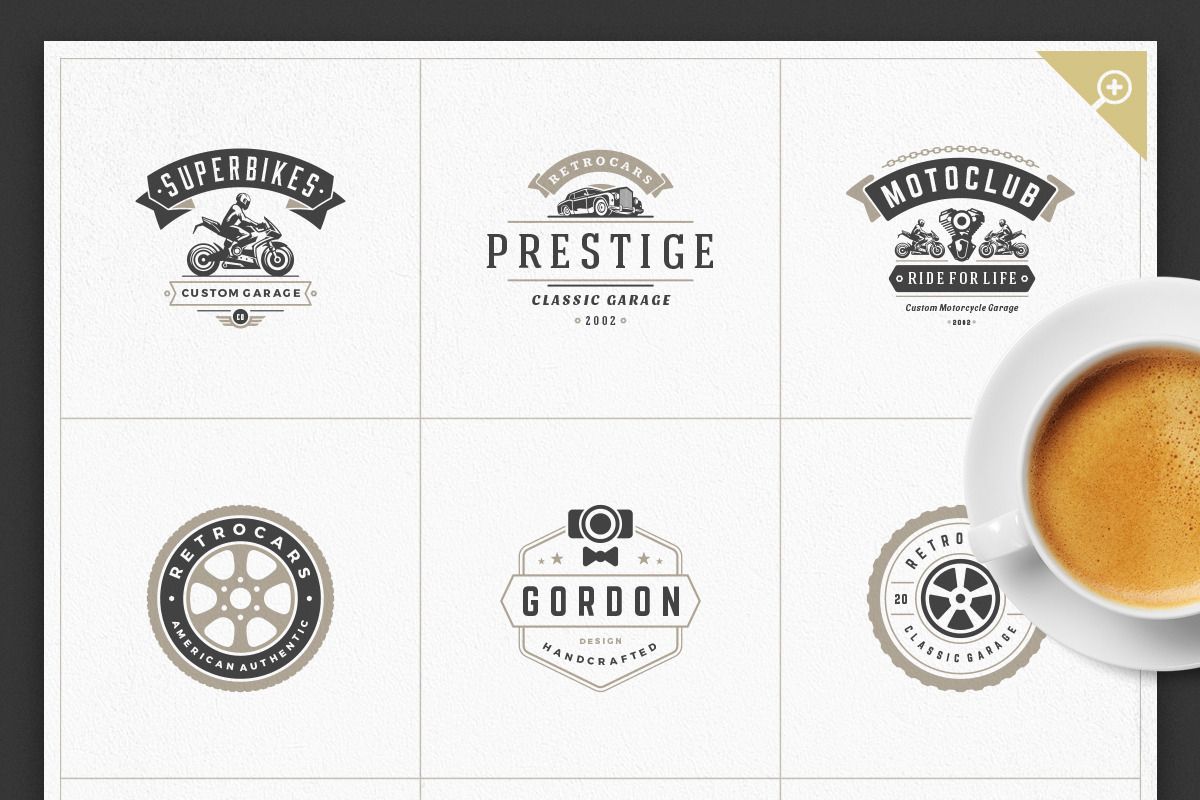 1000 Logos and Badges Bundle, a Branding & Logo Template by Vasya Kobelev (Photo 8 of 39)