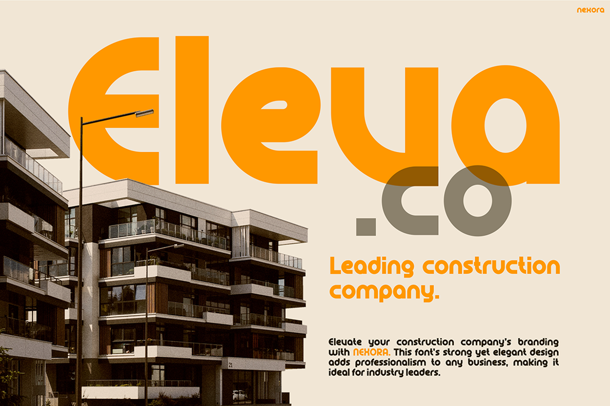 NEXORA, a Font by Pinisi ART (Photo 6 of 10)