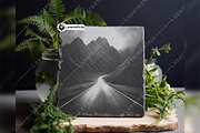 Mountain Winding Road Scene Highway, a Background Graphic by LaseredNinja (Thumbnail 7 of 7)