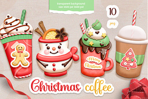 Christmas Coffee Clipart