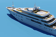 3D Super Yacht, a Cars & Vehicle 3D Model by Giimann (Thumbnail 2 of 7)