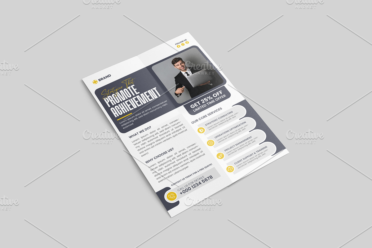 Professional Business Flyer Template preview 3