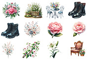 English Garden clipart, an Illustration by Designworld (Thumbnail 3 of 5)