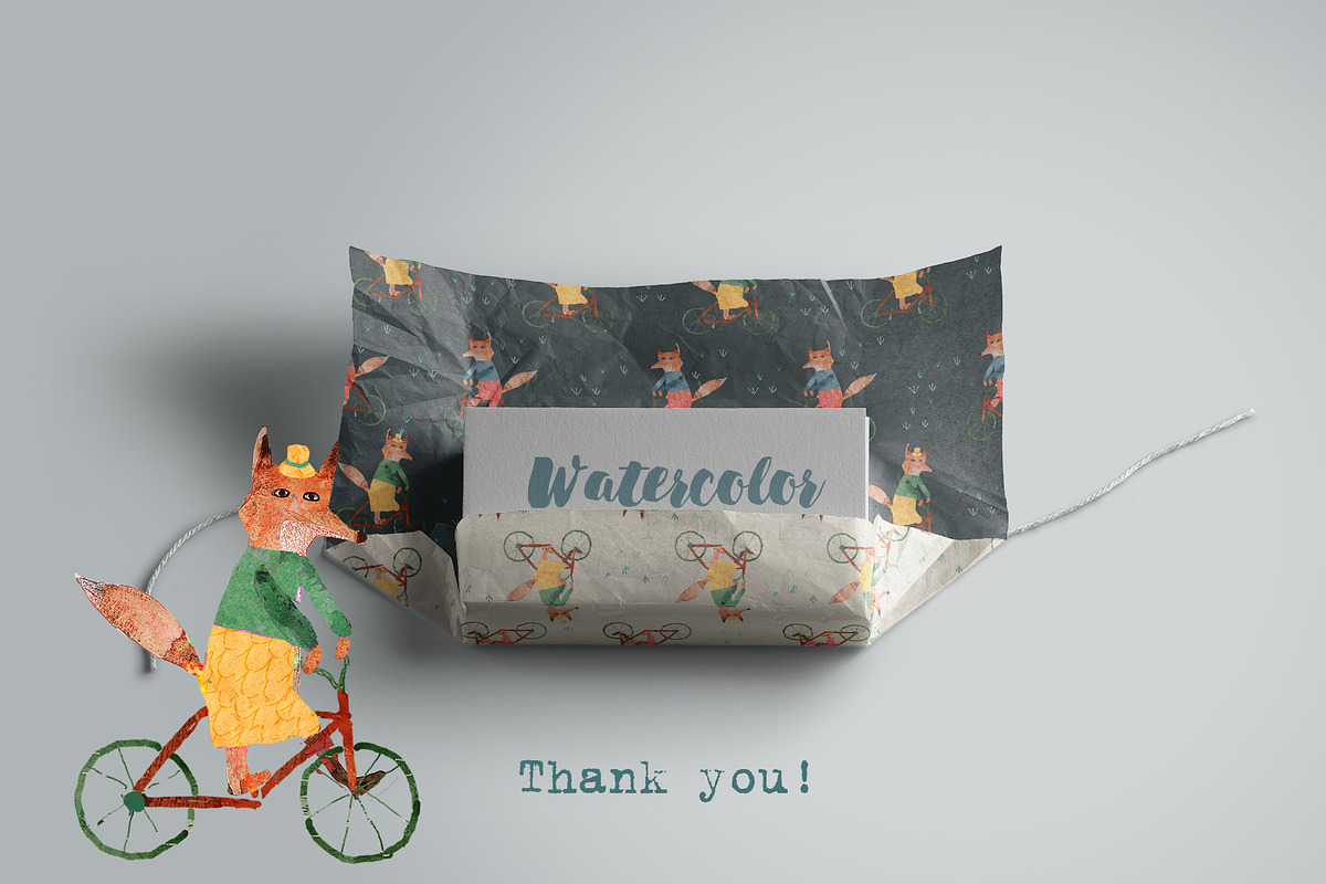 Bundle Animals Watercolor, a Pattern Graphic by watercolor kamill (Photo 17 of 17)