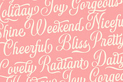 Monthly Activity Script, a Script Font by Letterhend Studio (Thumbnail 3 of 11)