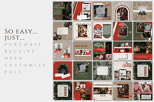 Instagram Christmas Canva Template