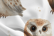 Owl Seamless Pattern, a Decorative Illustration by Pati Charm Studio (Thumbnail 7 of 7)