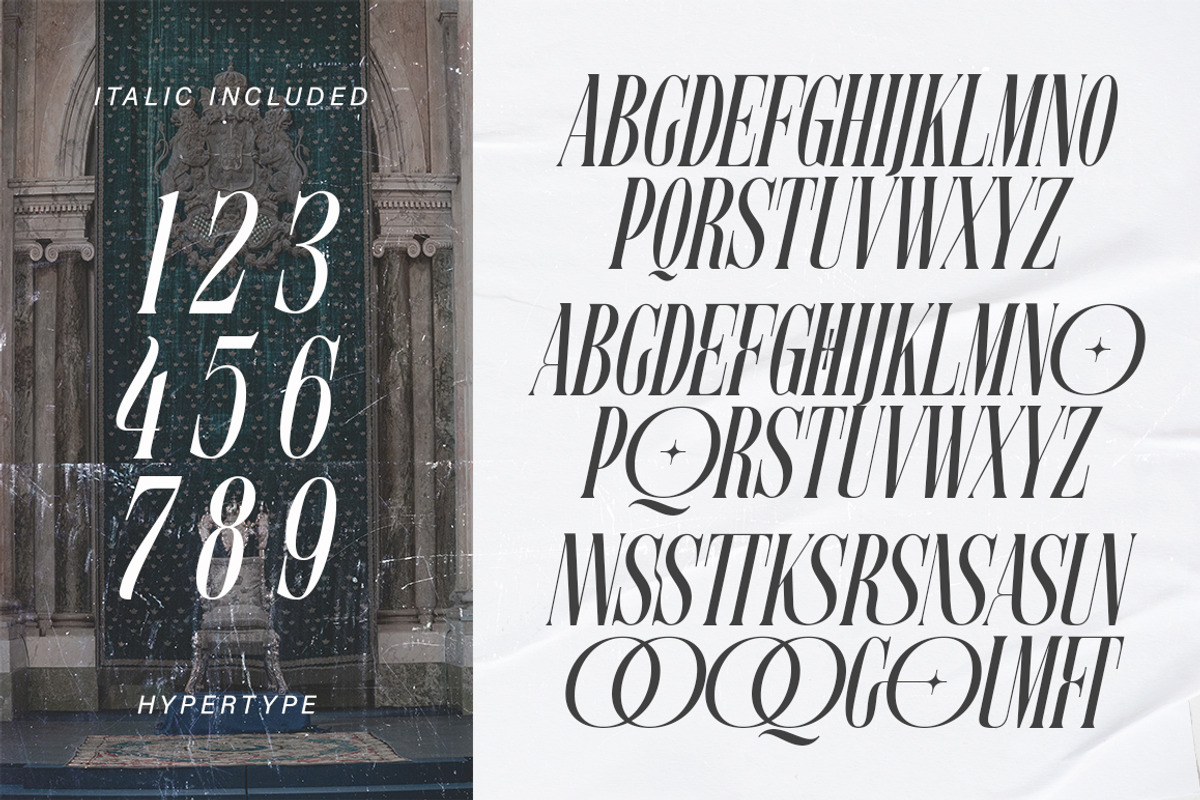 Hypertype : Elegant Serif Display, a Serif Font by Fargun Studio (Photo 10 of 20)