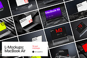 L-Mockups: MacBook Air, a Mac Mockup by ls.graphics (Thumbnail 1 of 10)