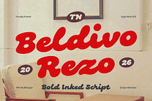 Beldivo Rezo - Retro Script Font