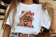Faux Stitched Gingerbread House, an Illustration by CrexoraLab (Thumbnail 2 of 4)