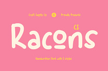 CS Racons – Cute Handwritten Font