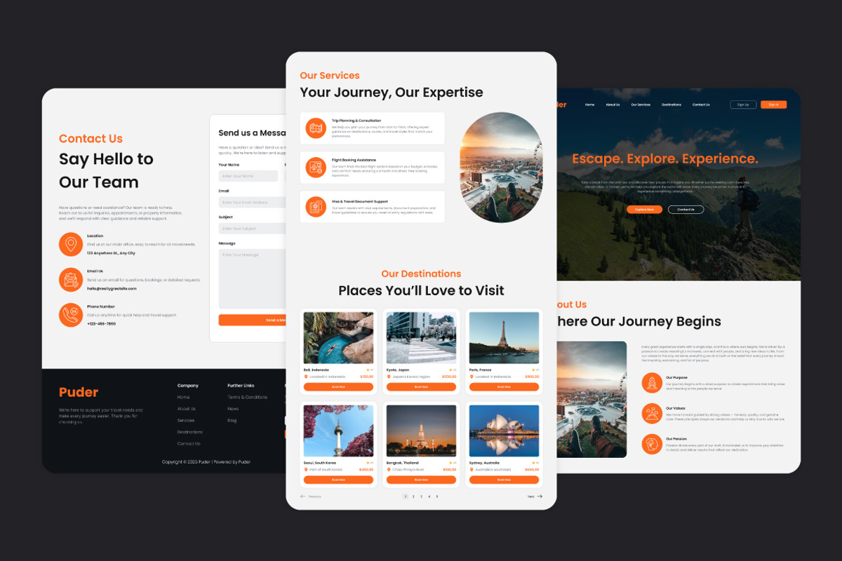 Risau - Marketing Website Template, an UI Kit Template by Kmg Design (Photo 2 of 2)