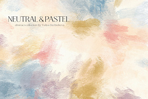 Neutral Pastel Background Flowers