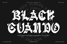 Black Guando - Old English Font