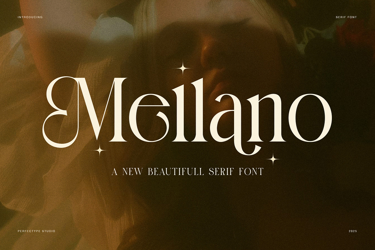 Mellano – Elegant Serif Font, a Serif Font by Perfectype (Photo 1 of 8)