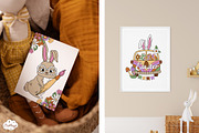 Groovy Easter Retro collection, an Animal Illustration by owlasya (Thumbnail 4 of 8)