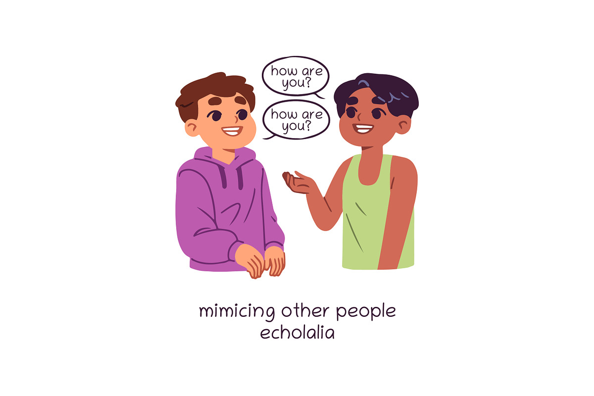 Kids autism signs set, a Healthcare Illustration by PaperTrident (Photo 3 of 9)