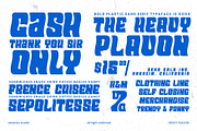 Heavy Plavon Font, a Sans Serif Font by Rasiorise Studio (Thumbnail 10 of 12)