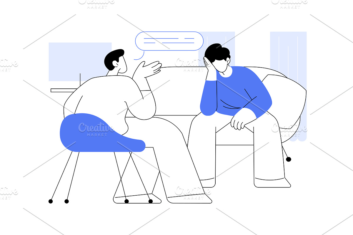 First session isolated cartoon, an Object Illustration by Visual Generation