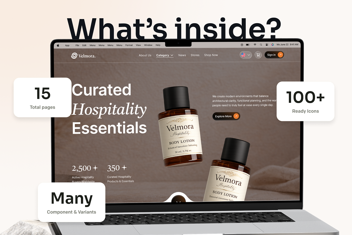 Velmora - Small-Medium Ecommerce UI, a Landing Page Template by Agensip Design Agency (Photo 10 of 10)