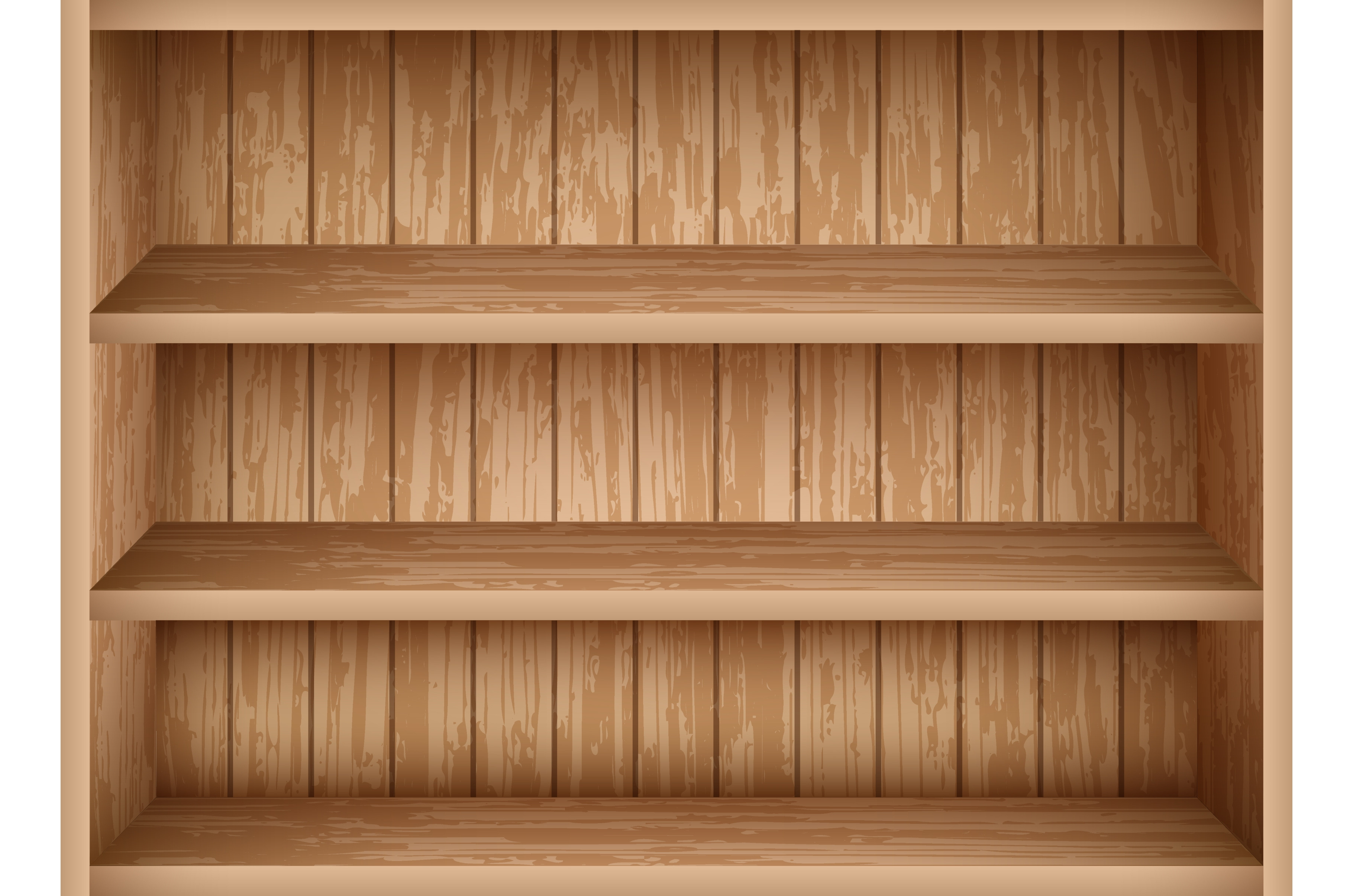 Realistic bookshelf mockup template, an Object Graphic by GraphiShop