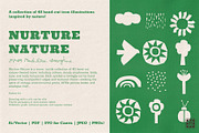 Nurture Nature - Nature Icon Pack, a Decorative Illustration by Madeline ODonoghue Design (Thumbnail 1 of 11)